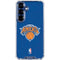 NBA New York Knicks Distressed Galaxy S25 Clear Case